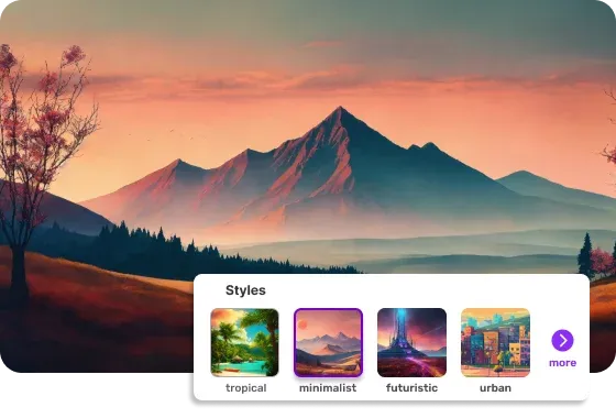 Generate Landscapes in Different Styles