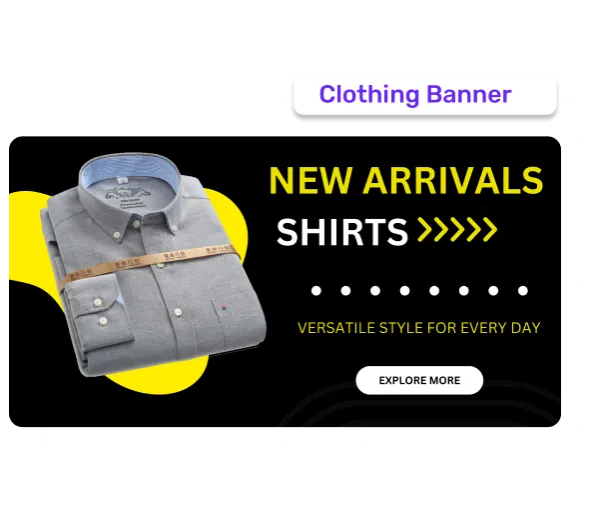 Clothing Banner with AI: Create Custom Banner Styles